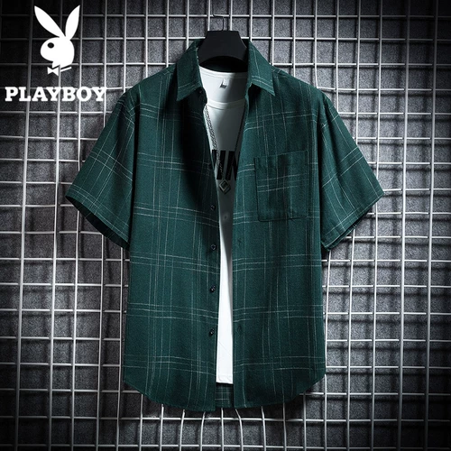 Playboy, рубашка, оверсайз