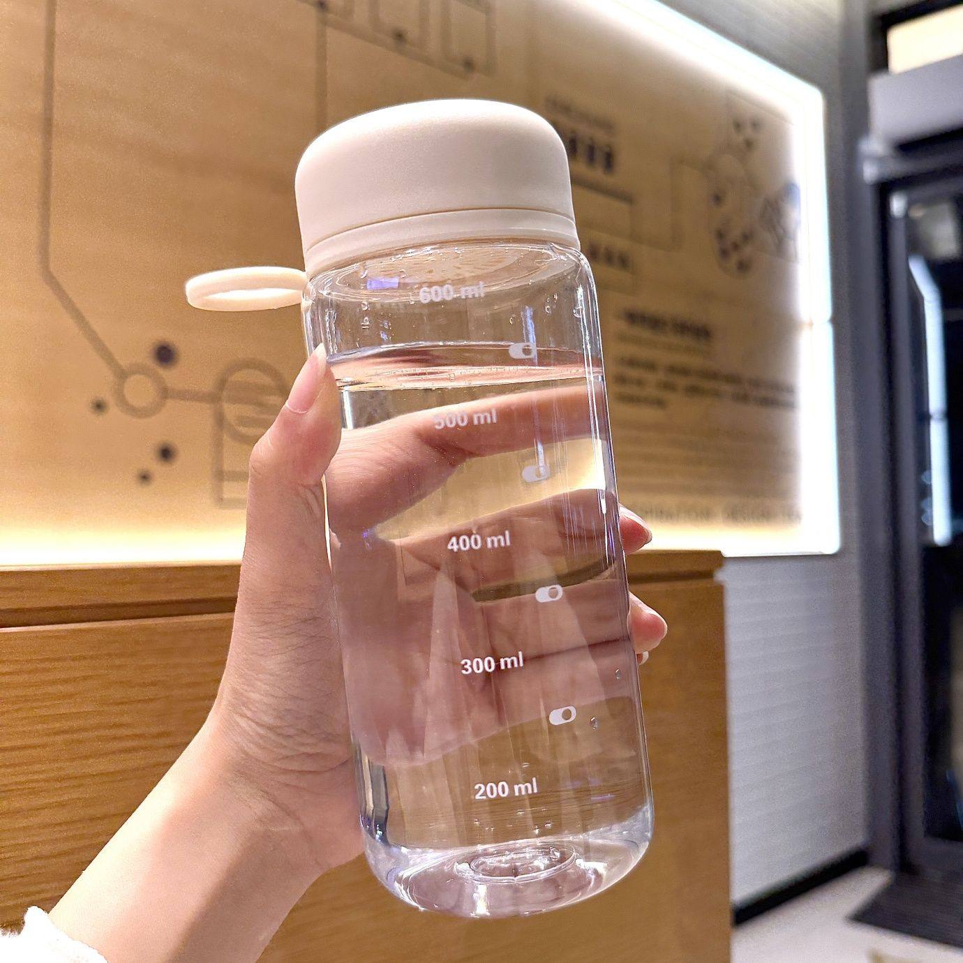夏天水杯2026新款大容量塑料泡茶杯简约学生上学专用便捷运动杯子,餐饮具,随手杯,淘宝优惠券,粉丝福利购,淘宝优惠卷