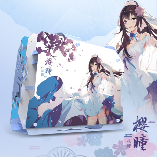盈通x炽果ZC-09樱瞳花嫁机箱全铝钢化玻璃台式机电脑主机MATX机箱