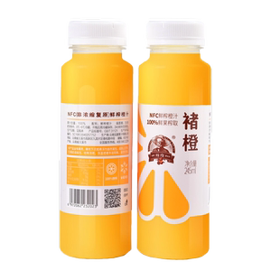 褚橙鲜榨橙汁NFC无添加饮料