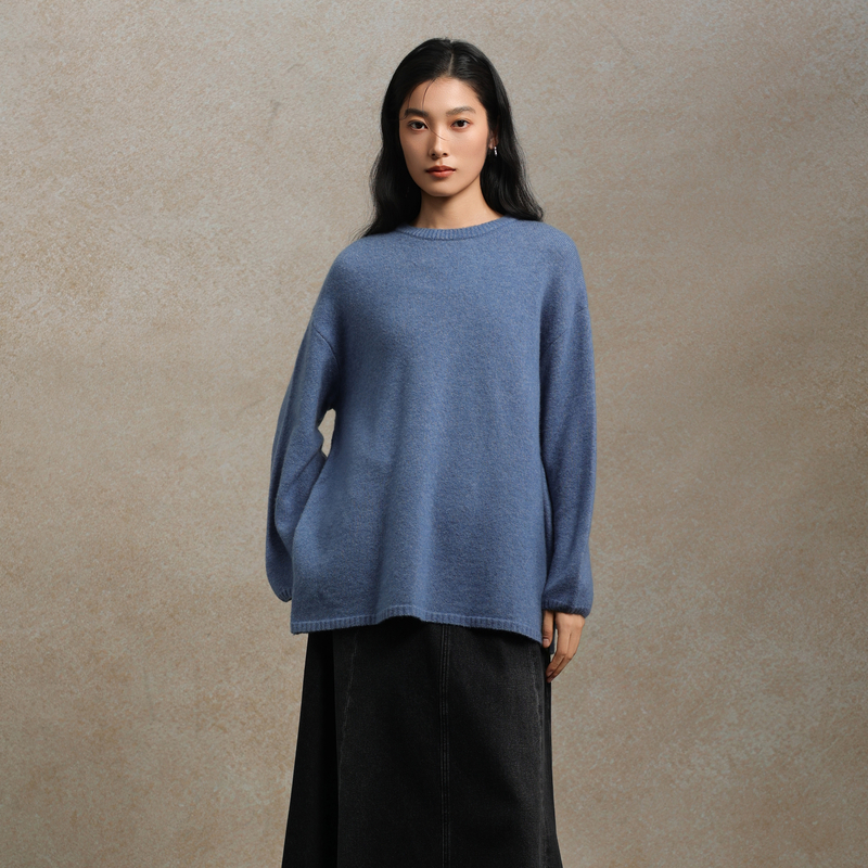 AIRIQI25冬新款休闲羊毛针织衫