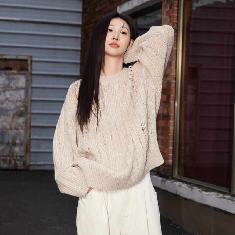 Airiqi2024春季新款毛针织衫