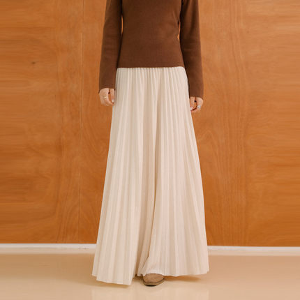 AIRIQI商场同款25冬新款法式浪漫通勤飘逸针织半身裙女AH54BQ171