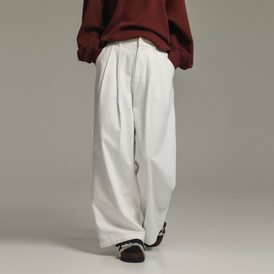 AIRIQI春季新款直筒廓形休闲裤