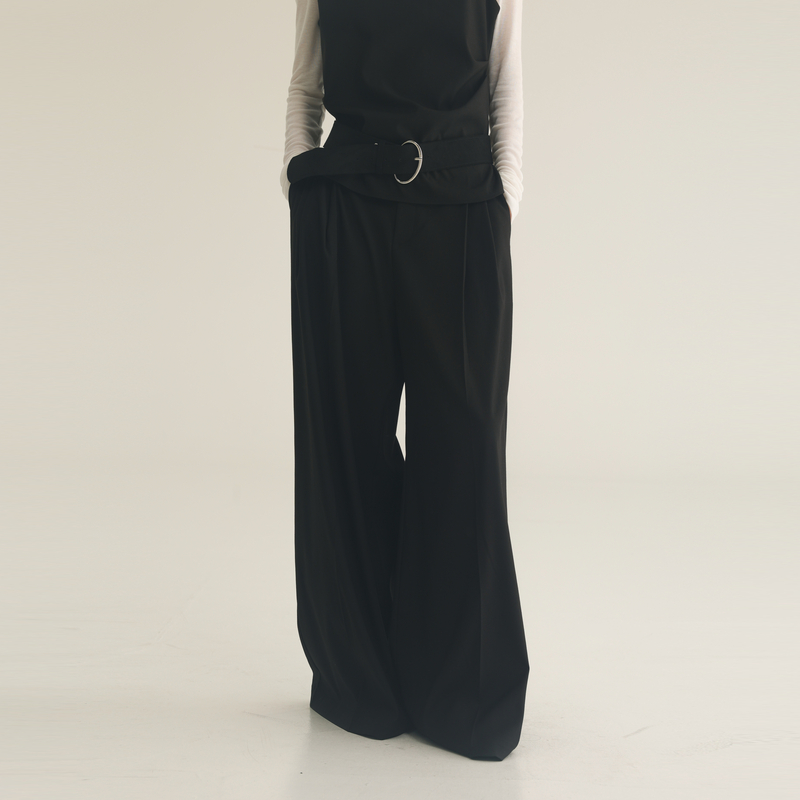 AIRIQI25秋新款拖地裤阔腿休闲裤