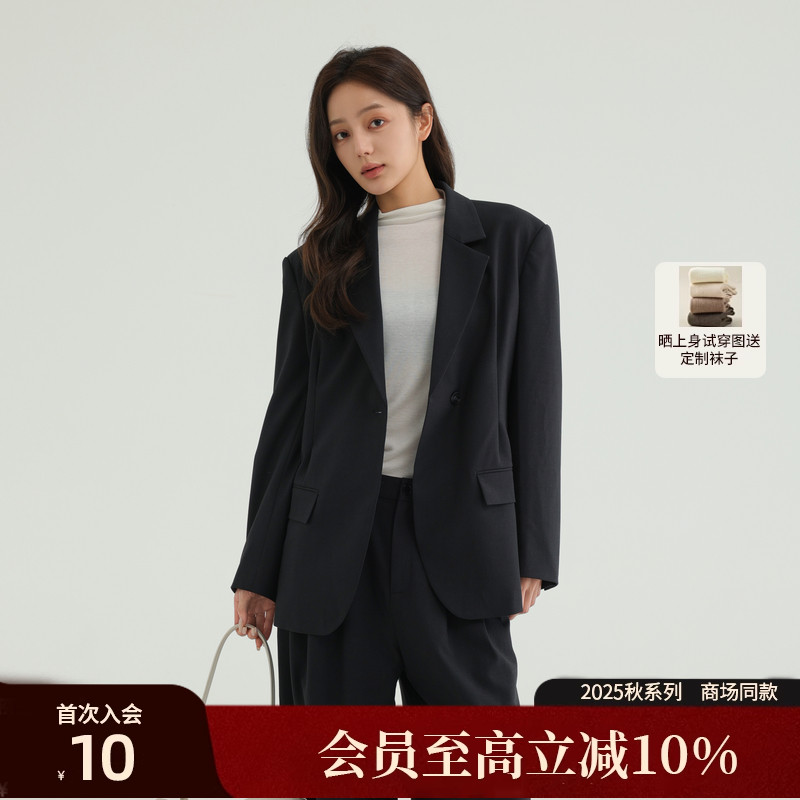 AIRIQI25秋新款休闲通勤西装外套