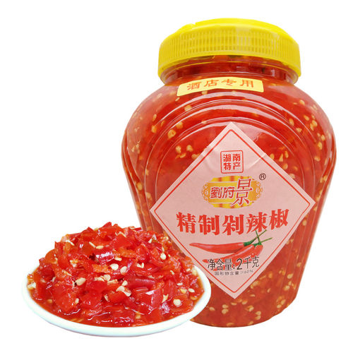 湖南特产剁辣椒酱微辣鱼头剁椒酱