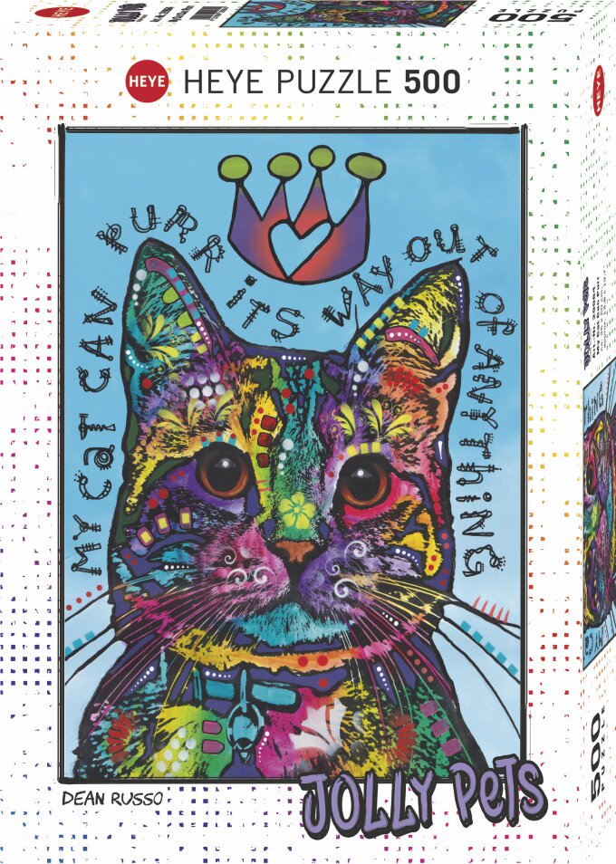 HEYE猫在喵喵叫500片益智拼图