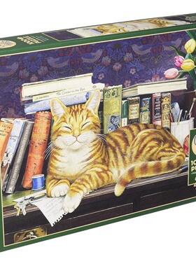 Cobblehill-微笑的猫-1000片-进口正品拼图益智解压烧脑玩具潮玩