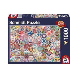 进口拼图益智解压烧脑玩具拼布被