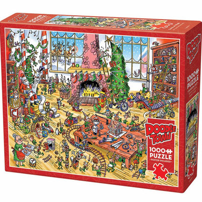 进口拼图益智解压烧脑玩具涂鸦城