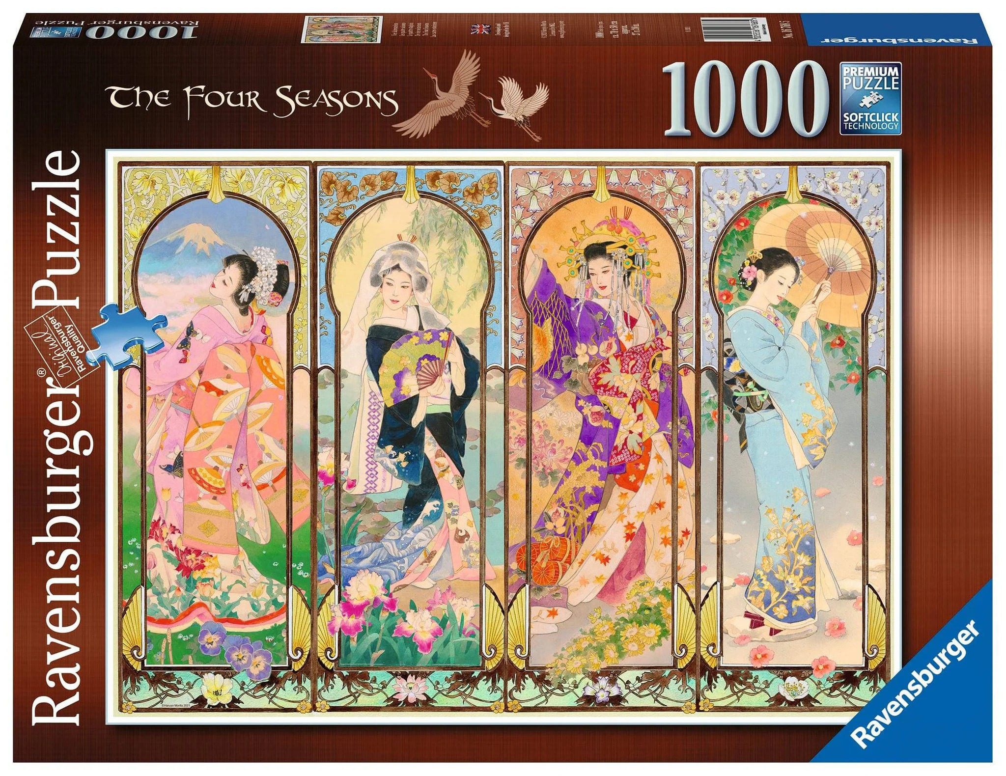 Ravensburger睿思-四季-1000片进口拼图益智解压烧脑