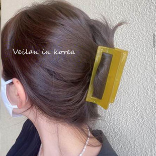 抓夹大号鲨鱼夹后脑勺盘头发夹子韩国发饰新款发卡洗澡发抓子头饰