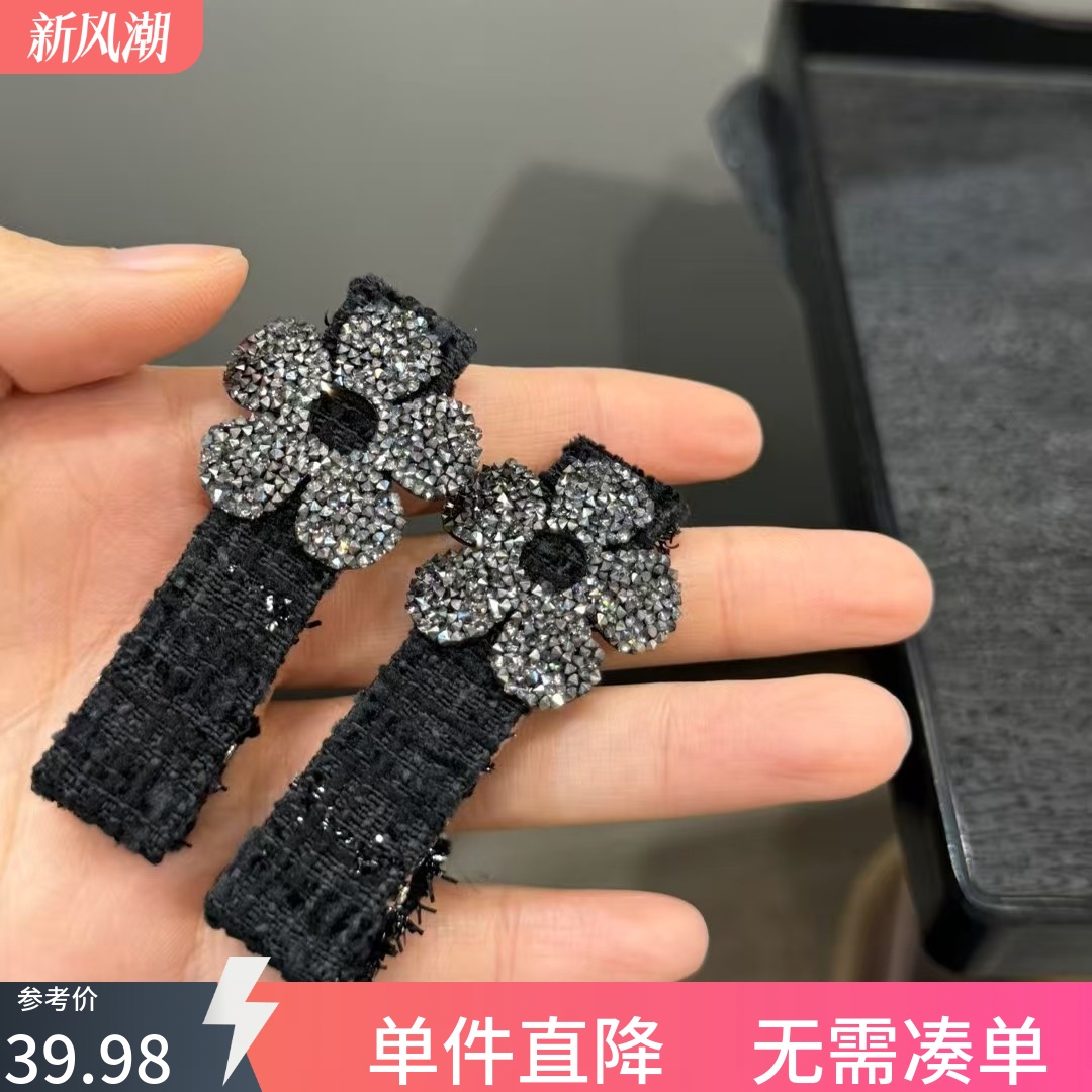 韩国小香风发夹女刘海夹发饰边夹