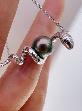 项链配件本命年S925灵蛇吊坠