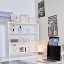 桌面书架家用桌上多层置物架收纳架文件架化妆品摆放架手办展示柜