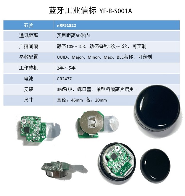 蓝牙iBeacon电子标签