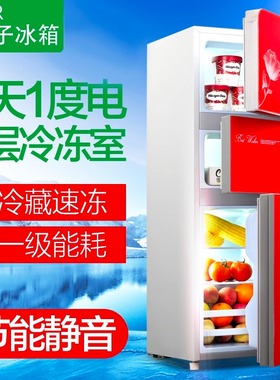 YZR扬子电气小冰箱家用小型冷冻冷藏迷你宿舍出租房用一级能效