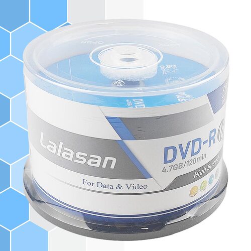 铼德Ritek拉拉山系列蓝色版面16xDVD-R50片桶装4.7GB容量刻录光盘