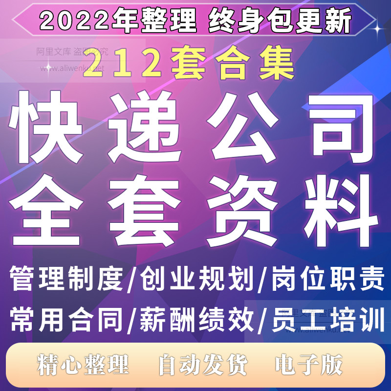 快递公司经营管理方案员工岗位职责制度物流加盟网点运营培训资料