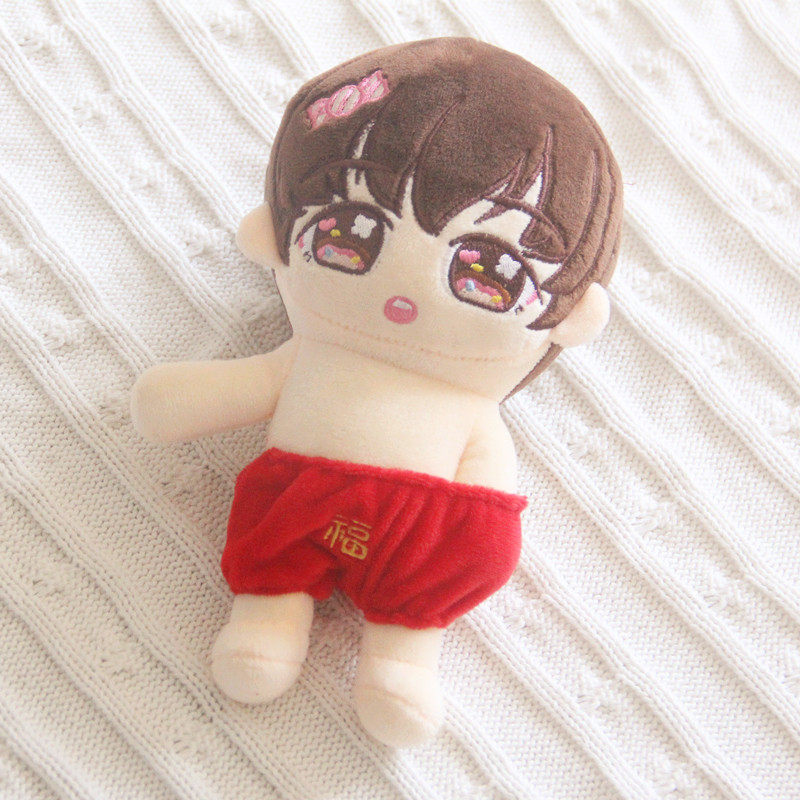 现货20厘米玩偶小内裤20cm玩偶裤子本命年红裤子福气大红小内内