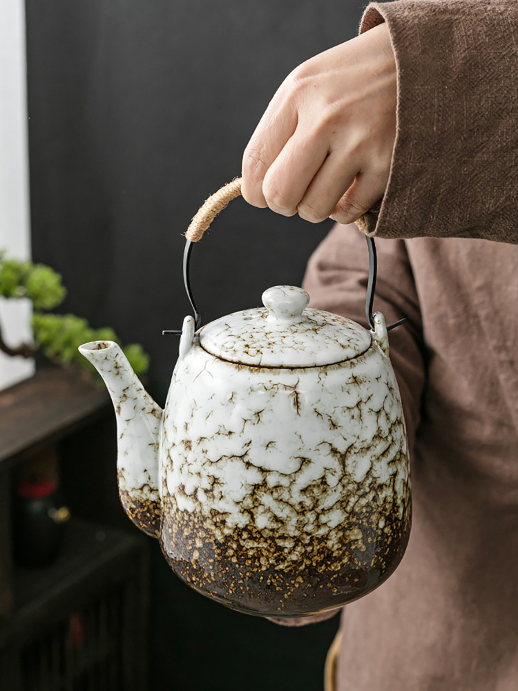 宾馆大容量陶瓷茶壶单壶茶水分离家用冷水壶吊梁壶餐厅大茶壶,餐饮具,茶壶,淘宝优惠券,粉丝福利购,淘宝优惠卷