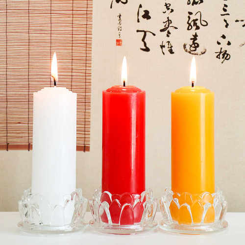 家用无烟无味加粗蜡烛