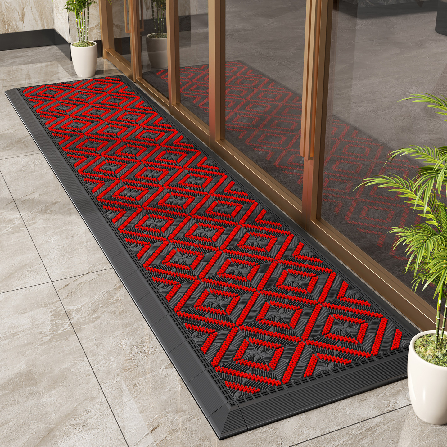 商用户外三合一长条入户门地垫店铺超市酒店门口镂空地毯防滑脚垫,居家布艺,入户地垫,淘宝优惠券,粉丝福利购,淘宝优惠卷