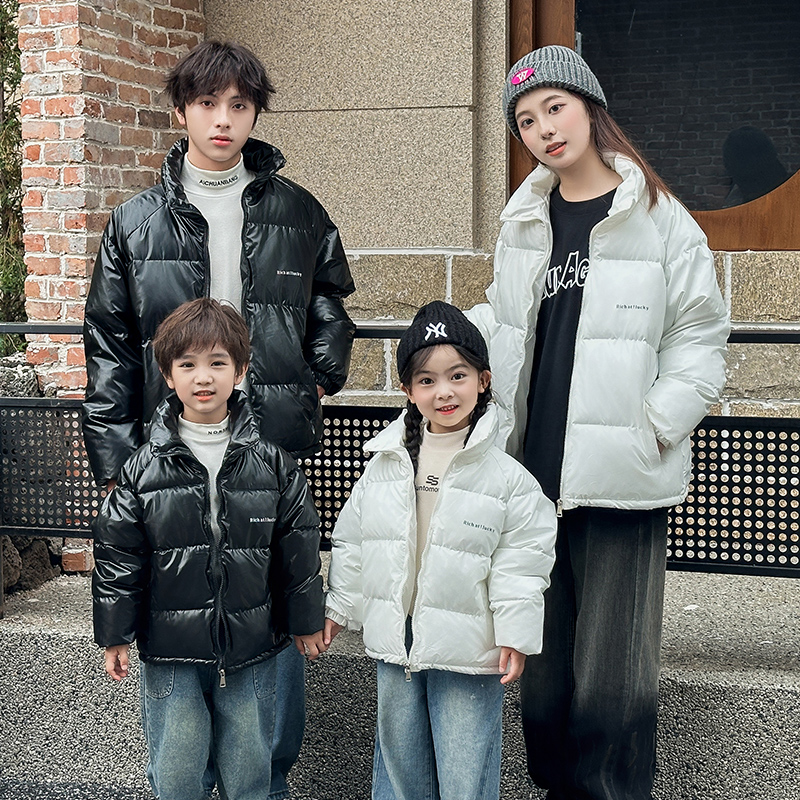 甜甜圈虹虹Tia木木屋亲子黑金免洗棉服