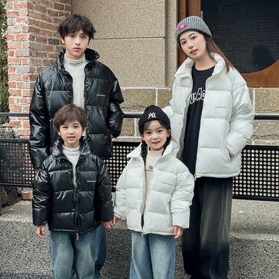 甜甜圈虹虹Tia木木屋亲子黑金免洗棉服