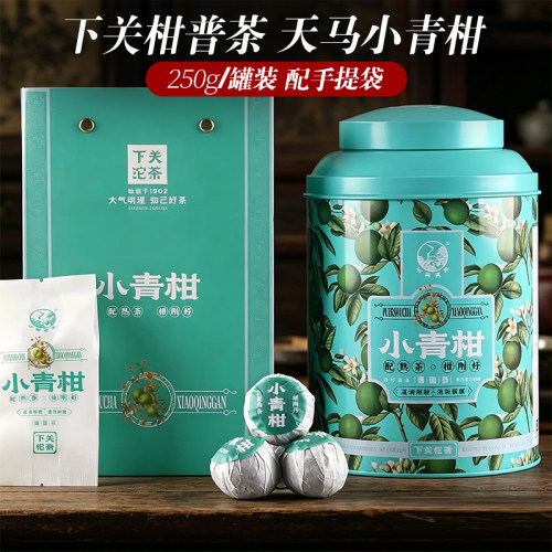 新会小青柑柑普茶下关沱茶
