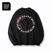 潮牌字母情侣装 真维斯盖尔大码 品牌无性别男女装 卫衣宽松纯棉上衣