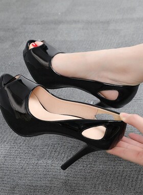 sexy pumps women shoes platform heels shoes shallow peep toe