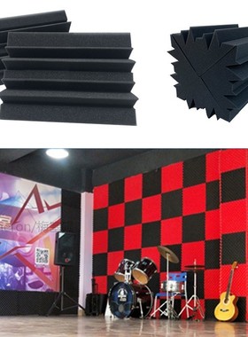 1Pc Mini Corner Bass Traps Studio Foam 12*12*24cm Panel Soun
