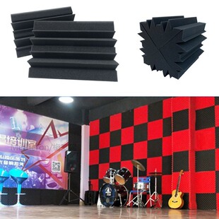 1Pc Mini Corner Bass Traps Studio Foam 12*12*24cm Panel Soun