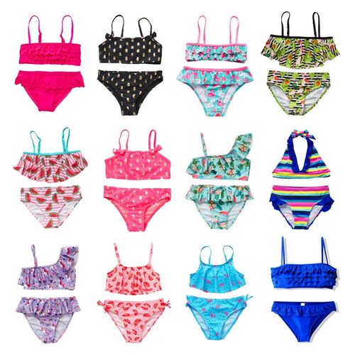 2020 New Two Piece Tankini Suits for Girls Swimsuit Children