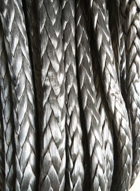 10mm*30m gray winch line, towing rope, synthetic fiber rope,