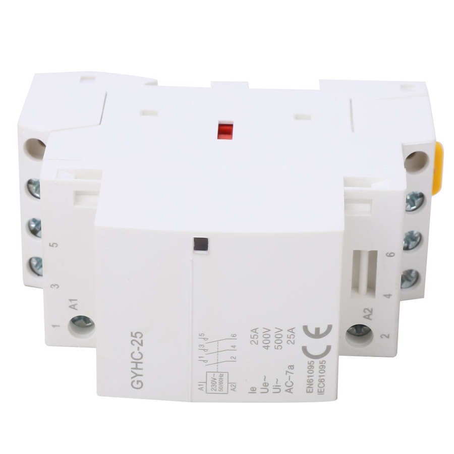 220V Household AC Contactor 3P25A 3NO 50HZ IP40 SELV 500VAC
