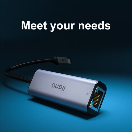 Wired 2500M USB C 2.5G External Network Card Type C To RJ45
