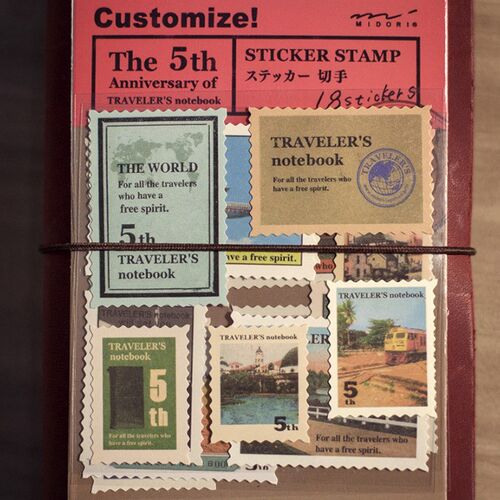 Architecture Notebook Retro Travel Decorative Diary Sticker