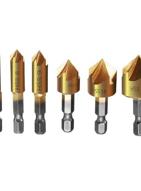 5 Flutes Countersink Drill Bit  1/4