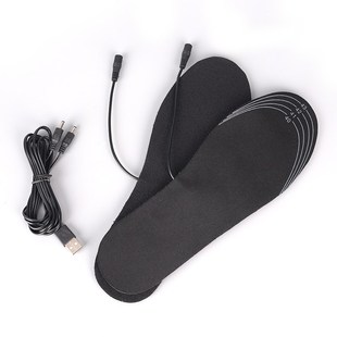 USB Heated Insoles Rechargeable Electric Battery Warmer Shoe