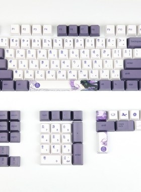 108 Keys Added Ladder Personality 6064 PBT Keycaps OEM Profi