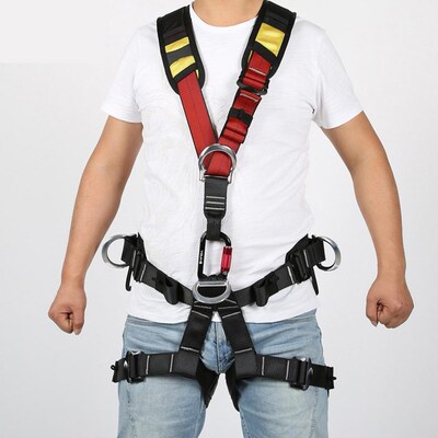 Full Body Safety Rock Climbing Tree Arborist Harness Shoulde