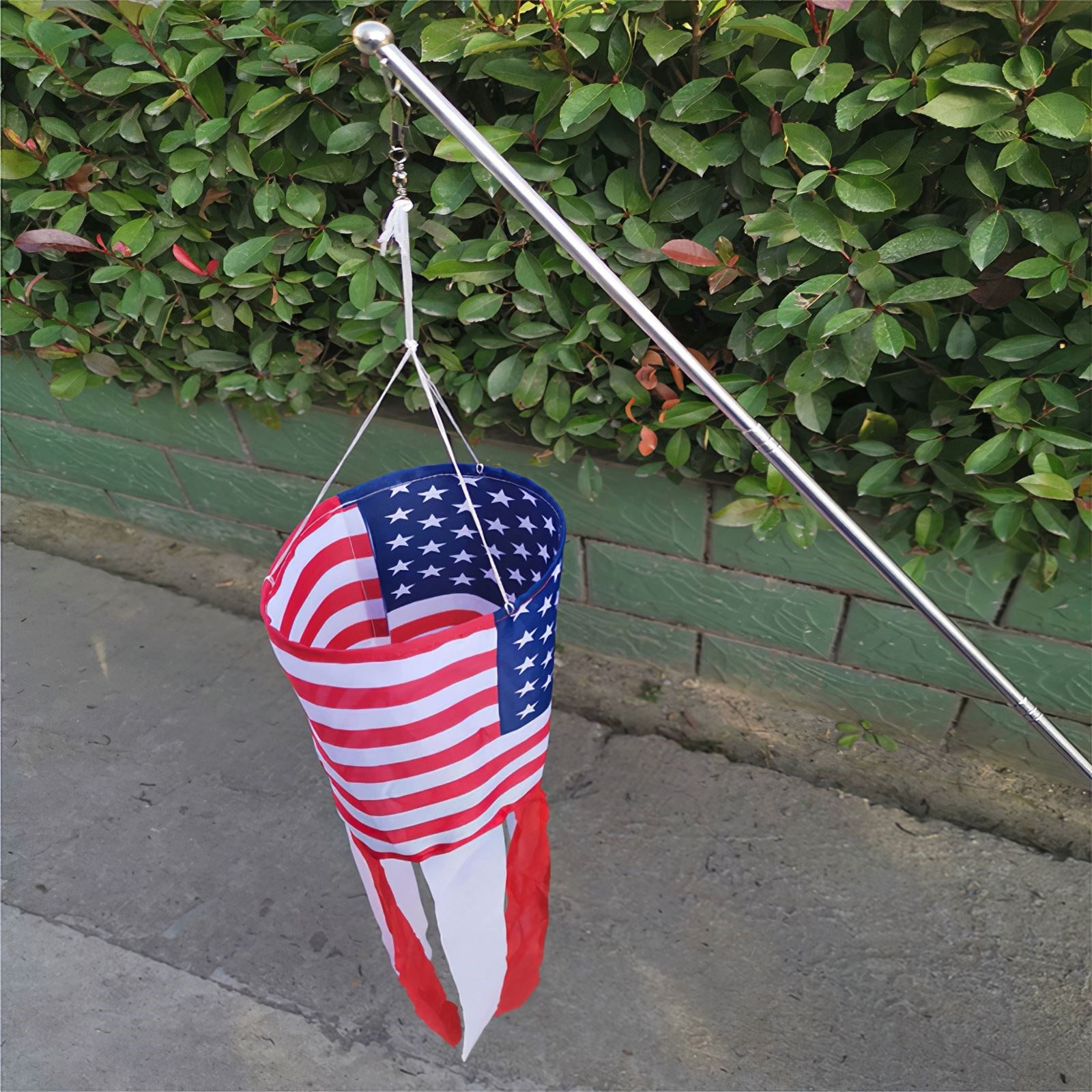 american us flag windsock stars and stripes 适用于 flag day