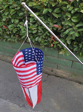American US Flag Windsock Stars And Stripes 适用于 Flag Day