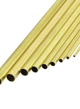 10pcs Brass Tube 1.5mm-11mm OD x 0.2mm Wall Thickness 300mm