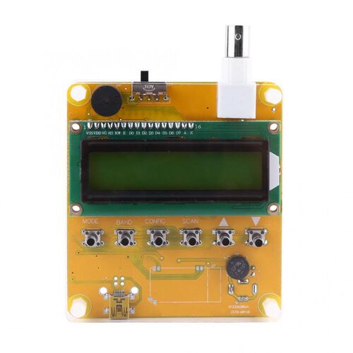 DC12V Shortwave Antenna Analyzer Meter Tester 1-60MHz Q9 Hea