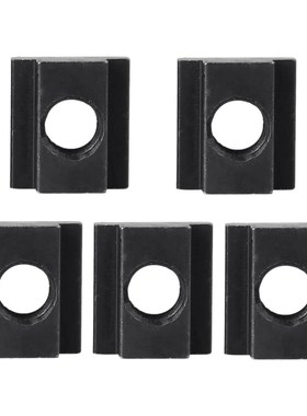 5Pcs T-Slot Nuts M12 Threads Fit Into Black Oxide Finish Tee