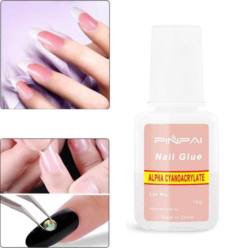 new 10g  drying nail glue false nail glitter acrylic de